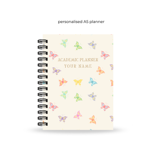 Butterfly 6-month Undated Varsity Academic Planner