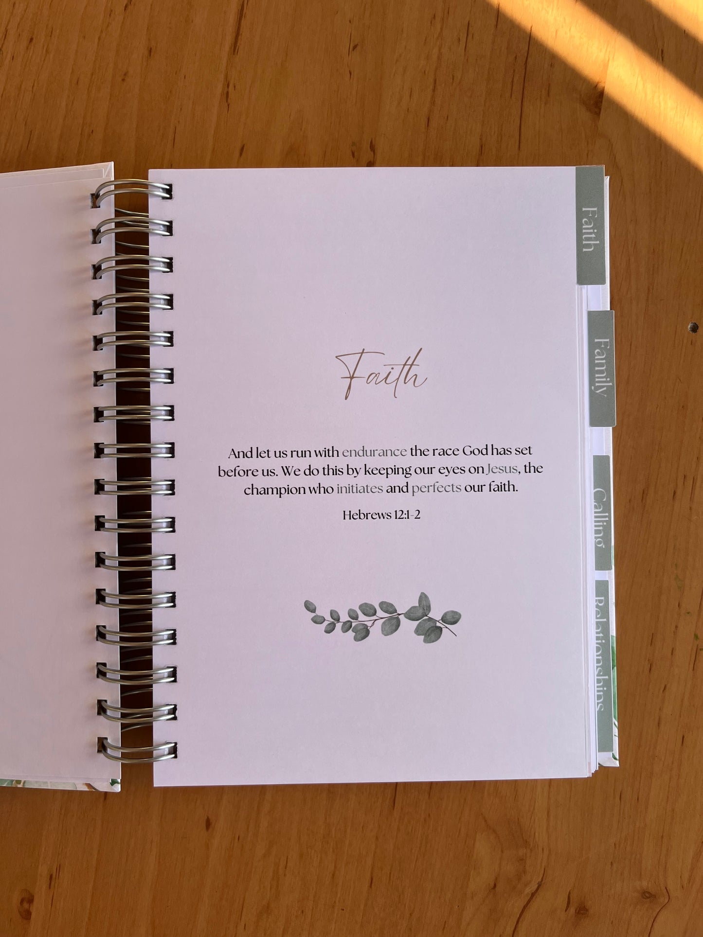 Eucalyptus Life Prayer Journal