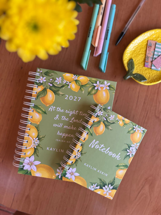 Fruitful Season Diary + A6 Notebook Combo