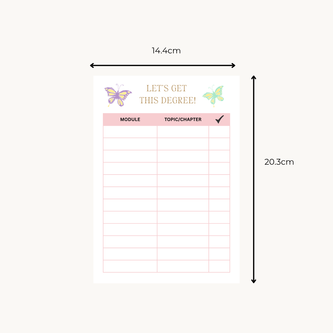 Butterfly Student Survival Kit