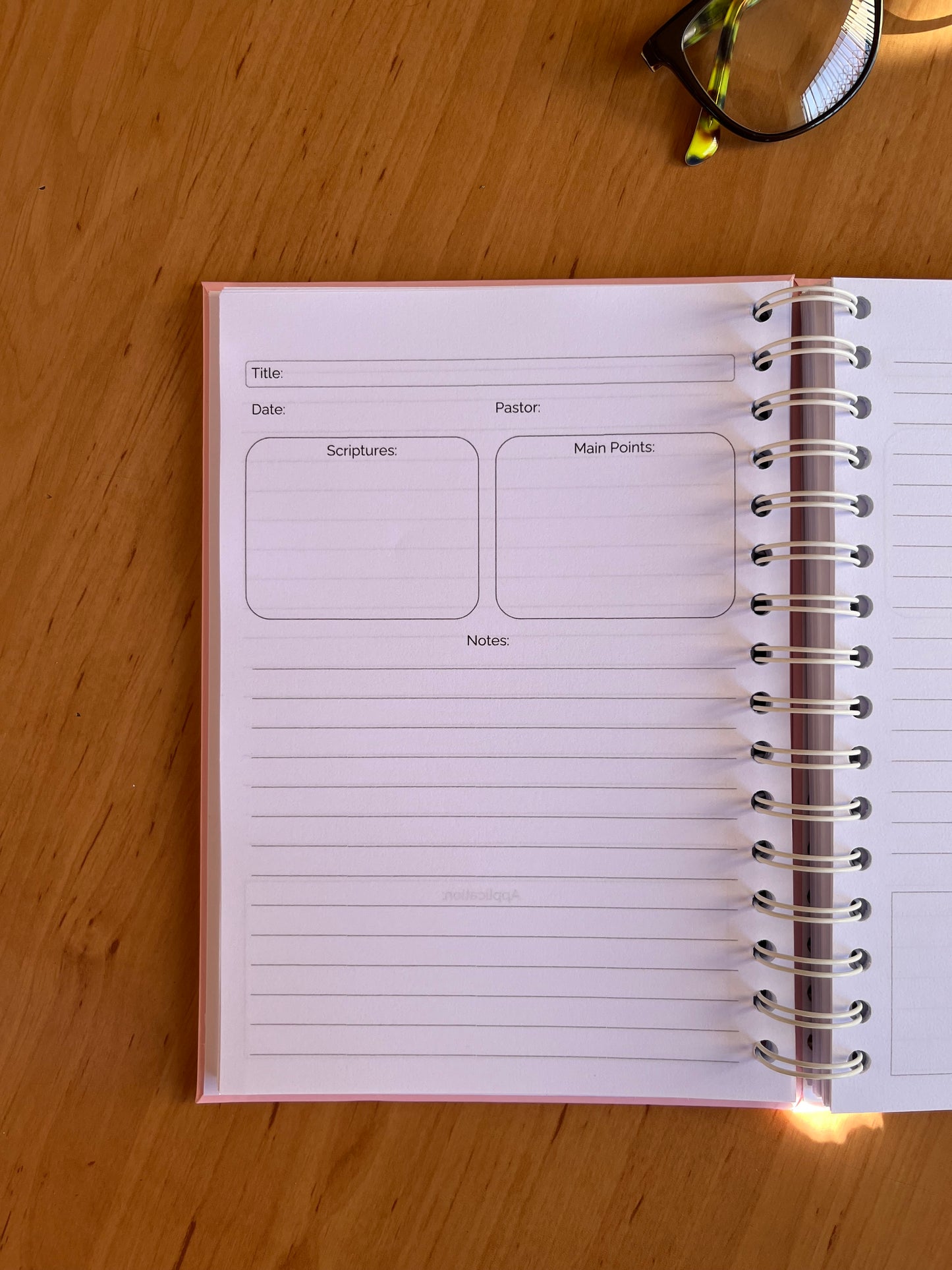 Saved By Grace Sermon Notebook (Multiple Colours)