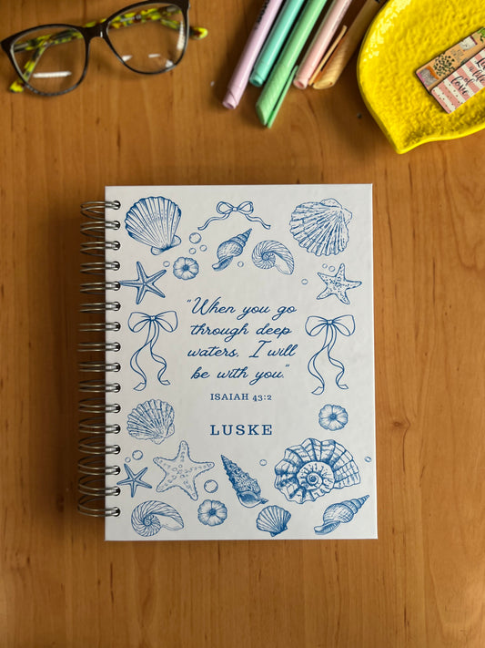 Deep Waters Prayer & Bible Study Journal in One