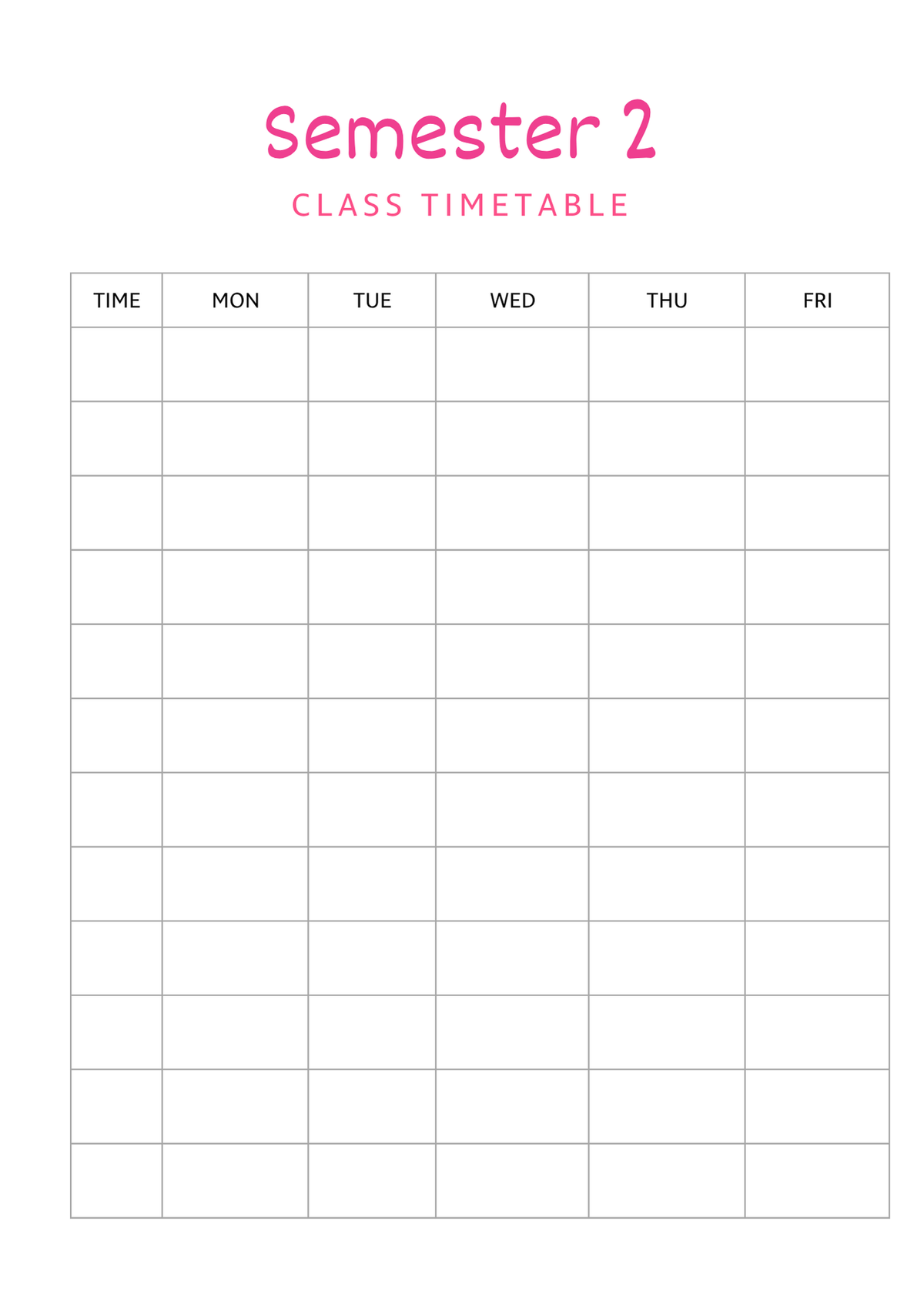 Pink Panther Varsity Academic Planner