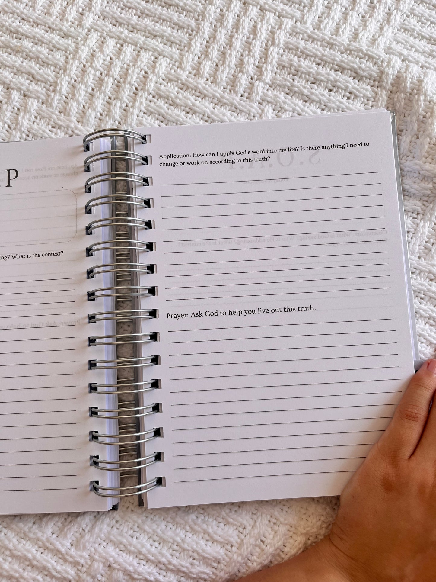 Lamb Prayer & Bible Study Journal in One