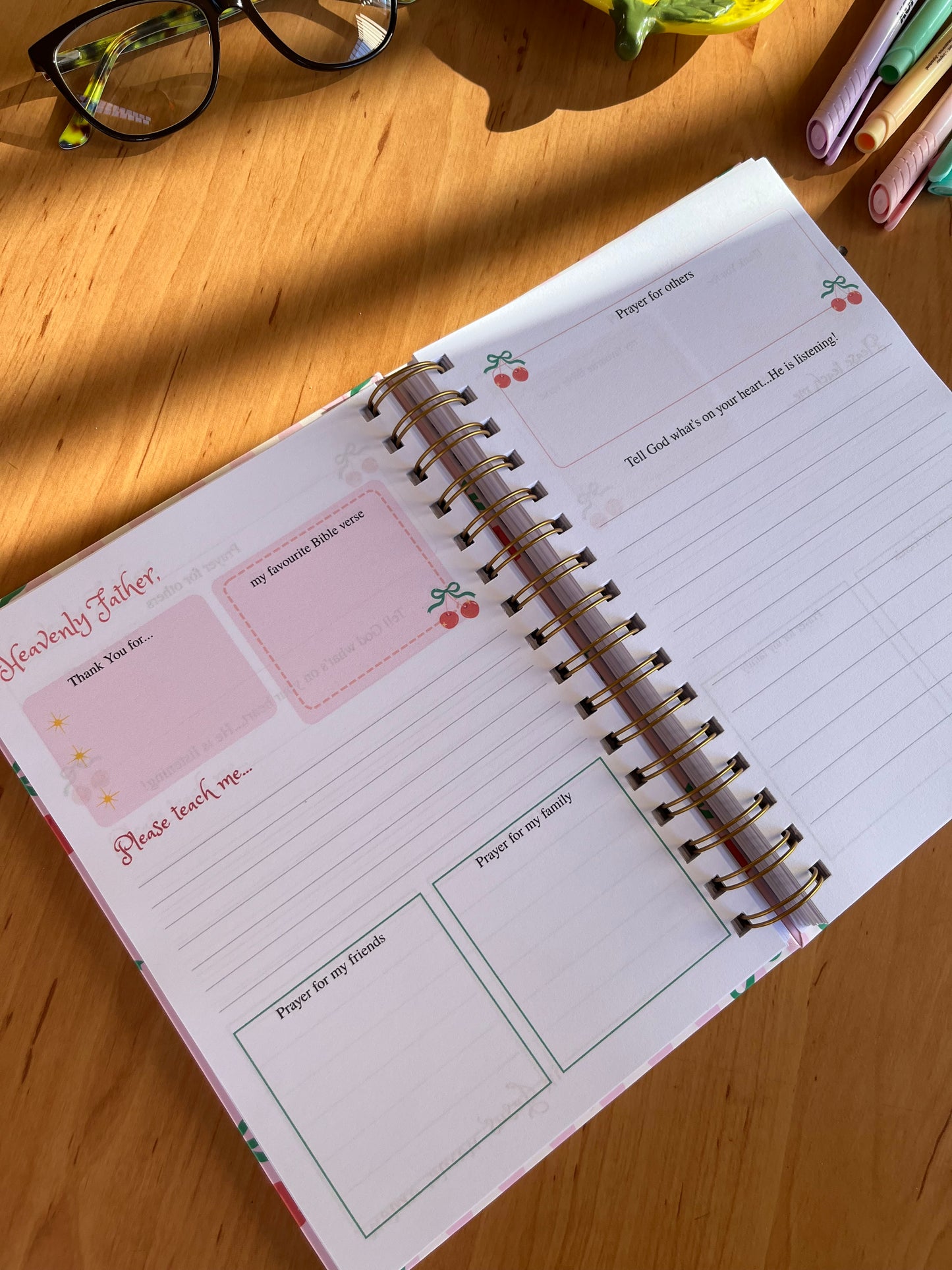 Cherry Teen Guided Prayer Journal