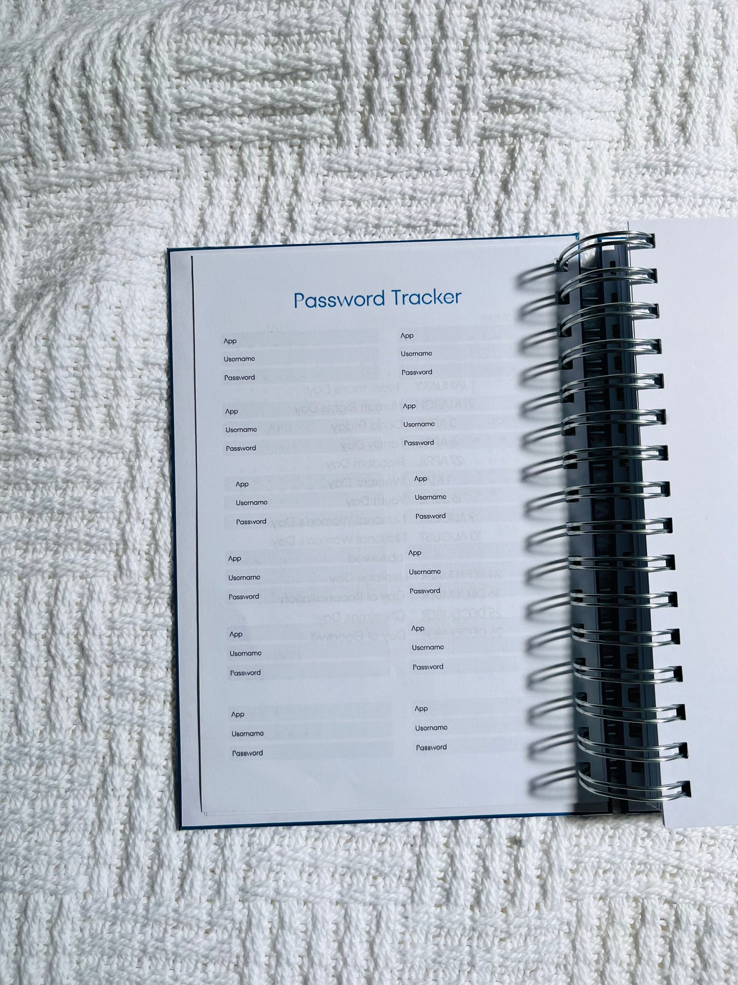 Personalised Men's 2026 Undated Diary (Multiple Colours)