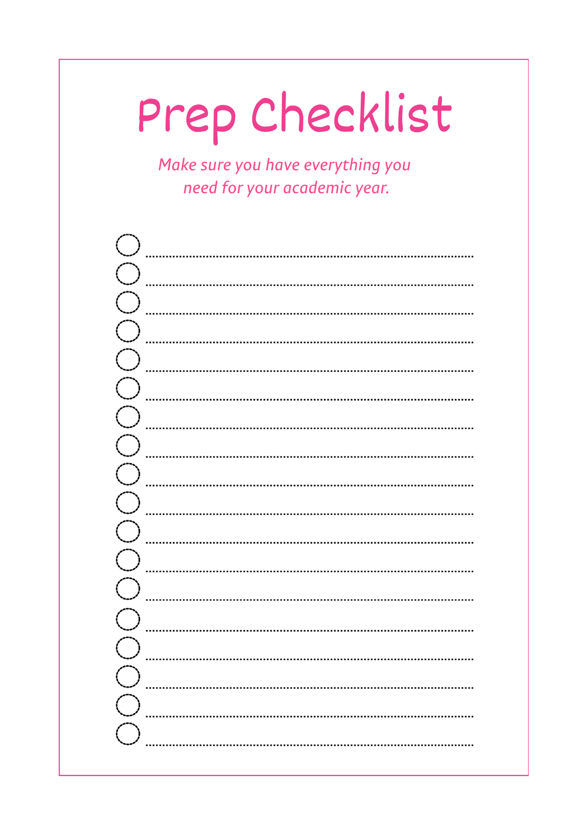 Pink Panther Varsity Academic Planner