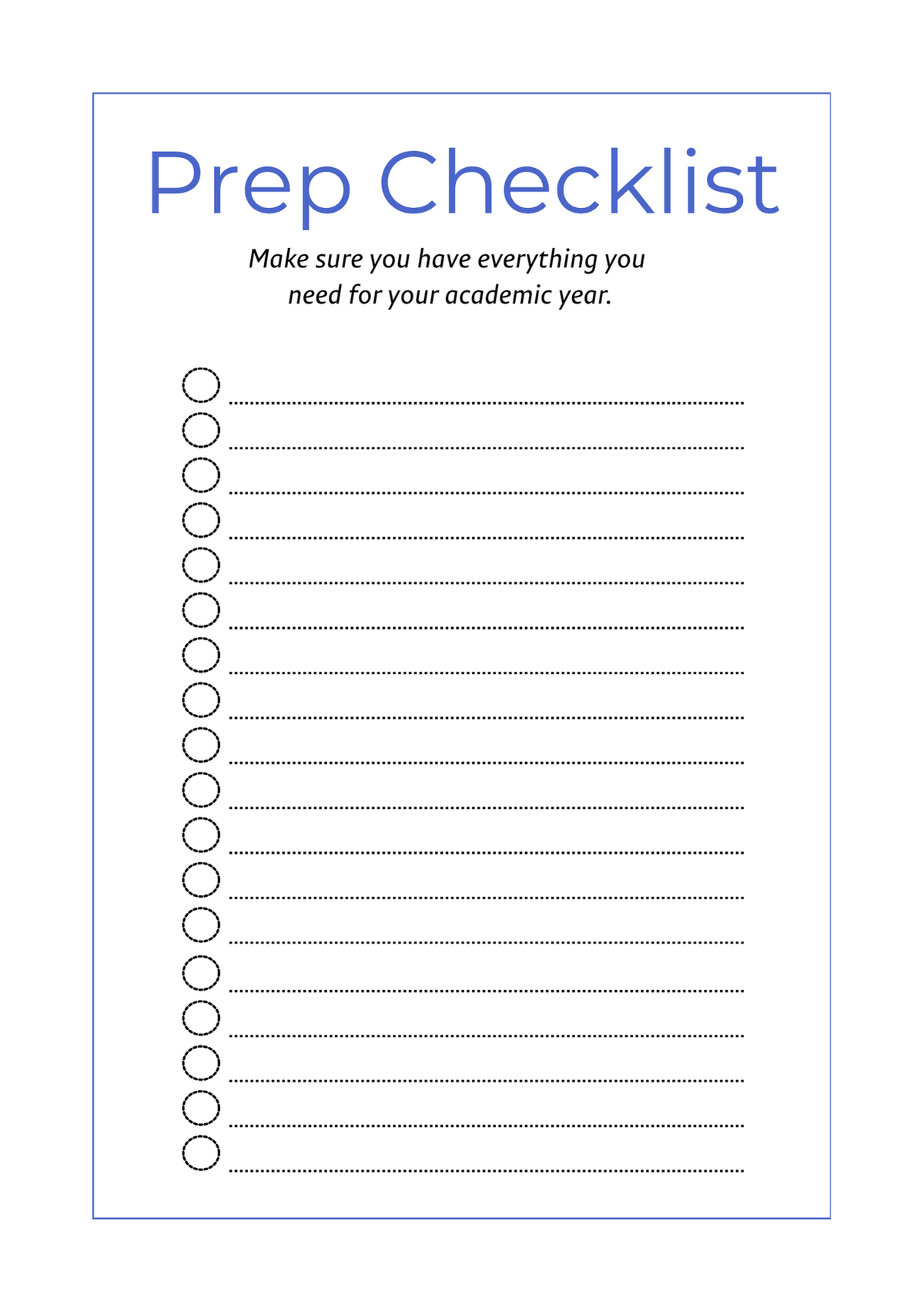 Blue Wave Student Survival Kit