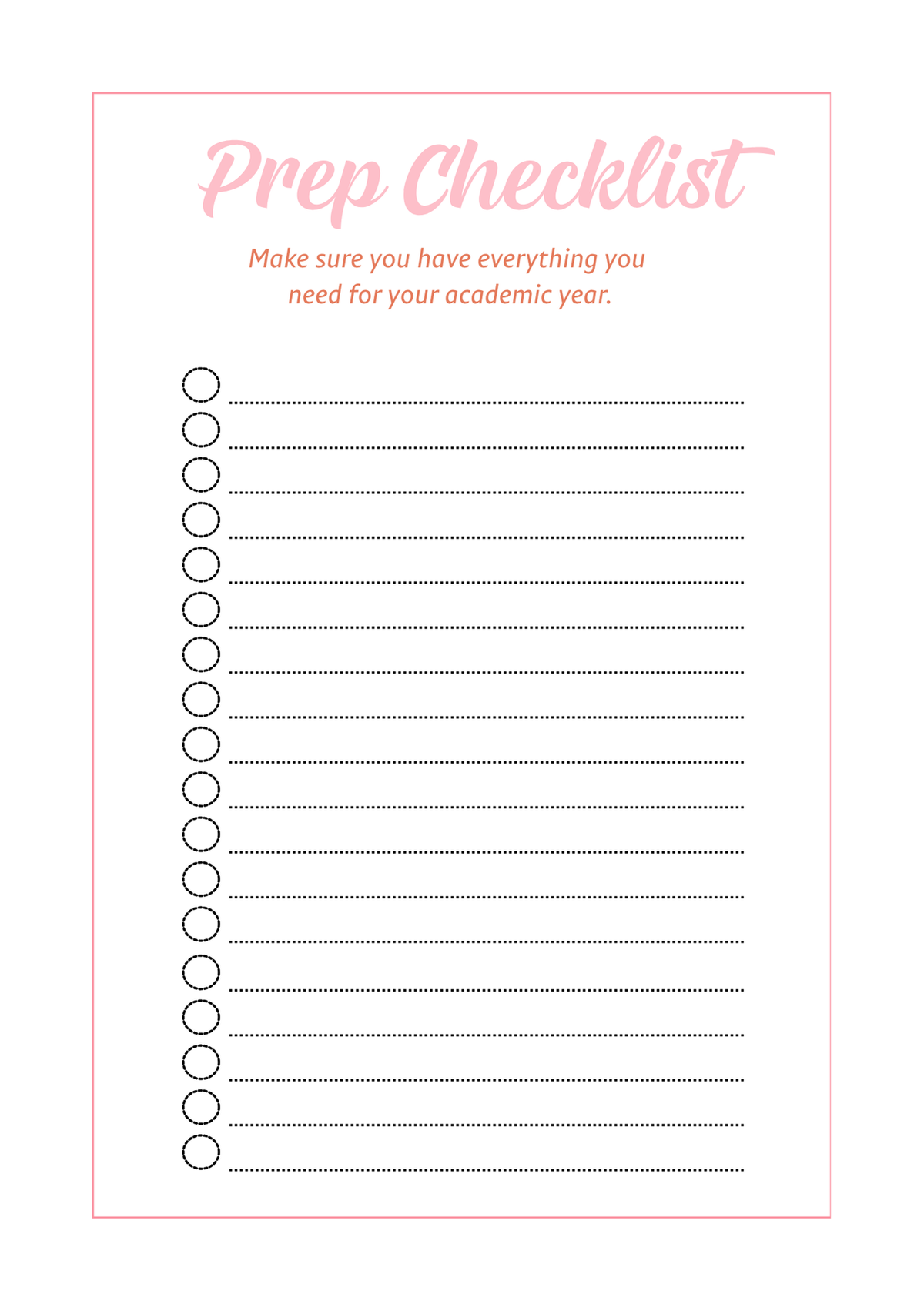 Coral Crush Varsity Academic Planner