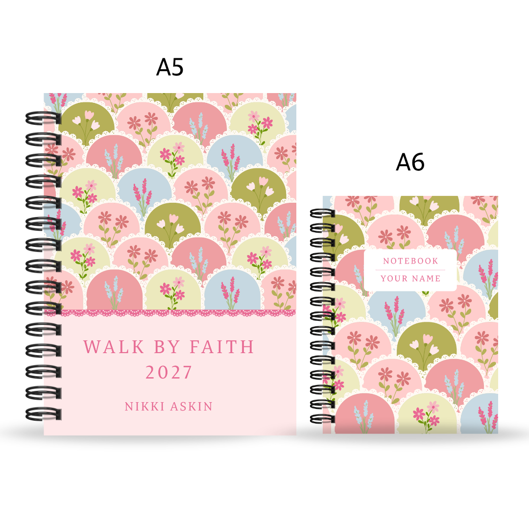 Flourishing Faith 2027 Diary + A6 Notebook Combo