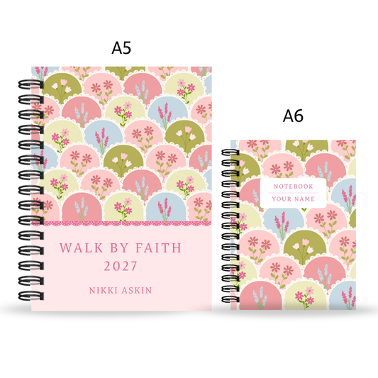 Flourishing Faith 2027 Diary + A6 Notebook Combo