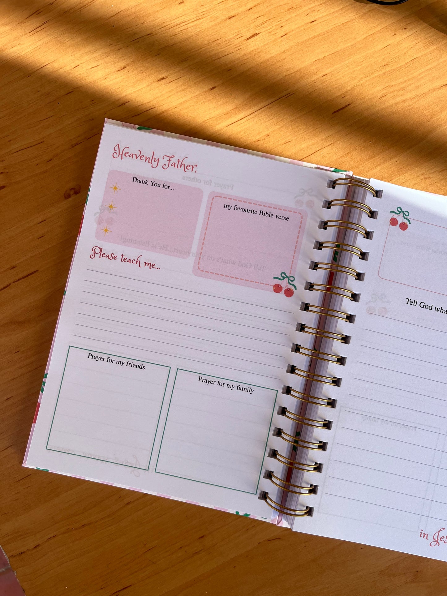 Cherry Teen Guided Prayer Journal