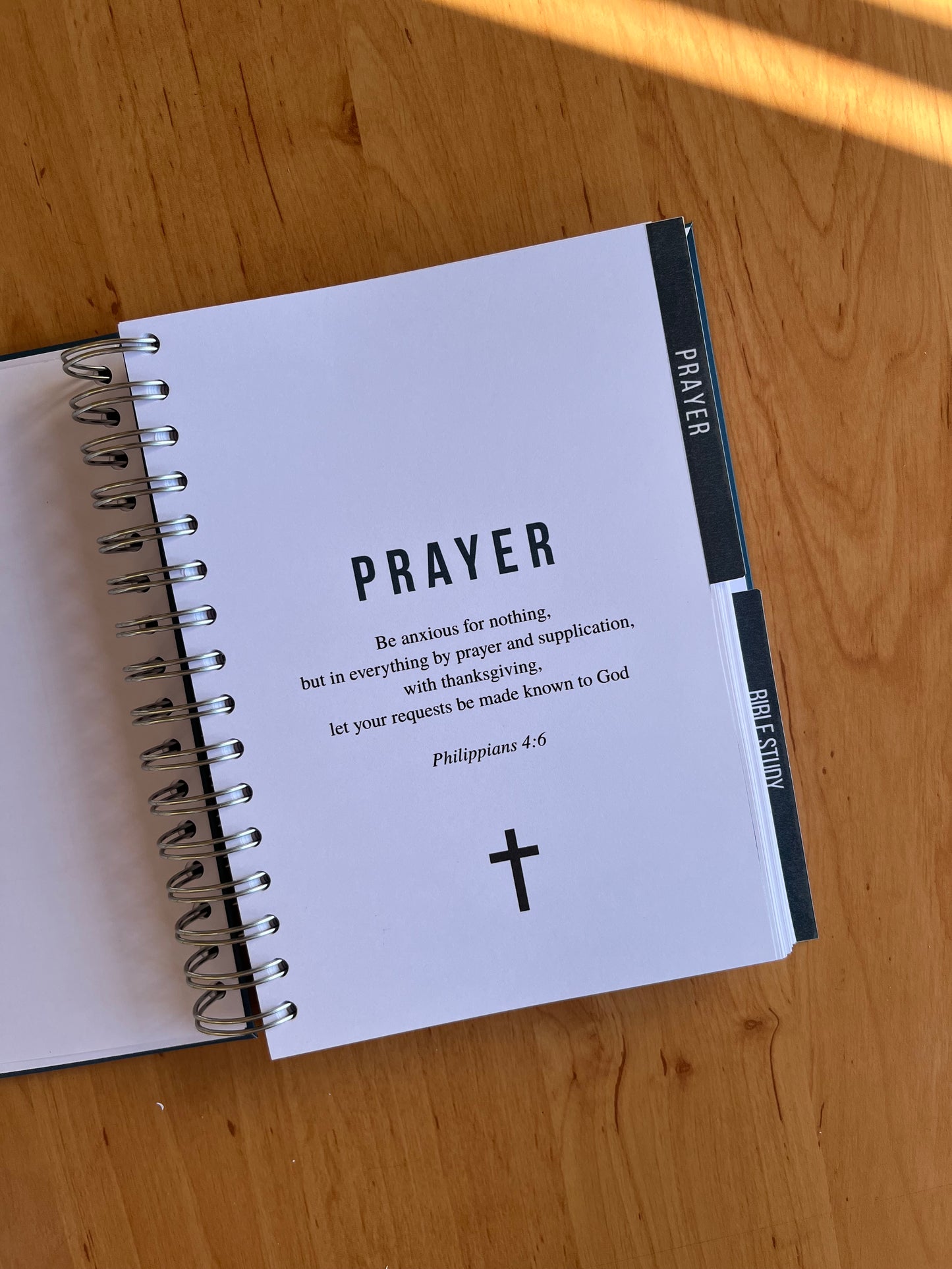 Cross Prayer & Bible Study Journal in One