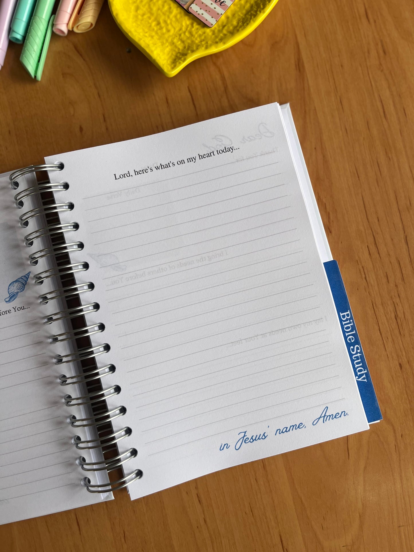 Deep Waters Prayer & Bible Study Journal in One