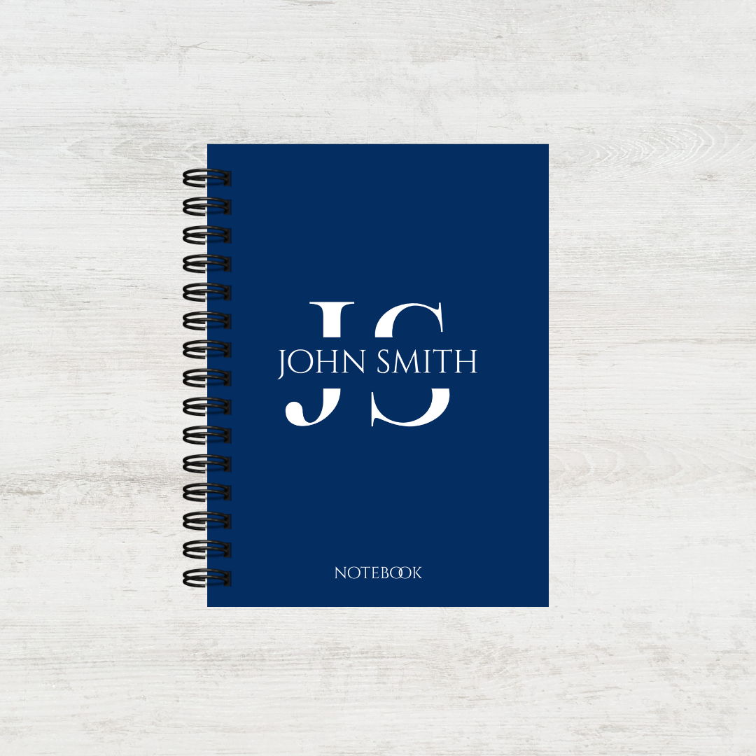 Personalised Monogram Notebook for Men