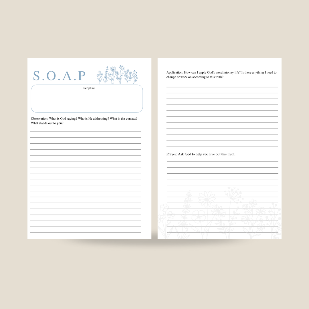 Faith Prayer & Bible Study Journal in One