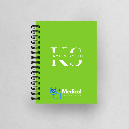 Branded Personalised Monogram A5 Notebook in Bulk
