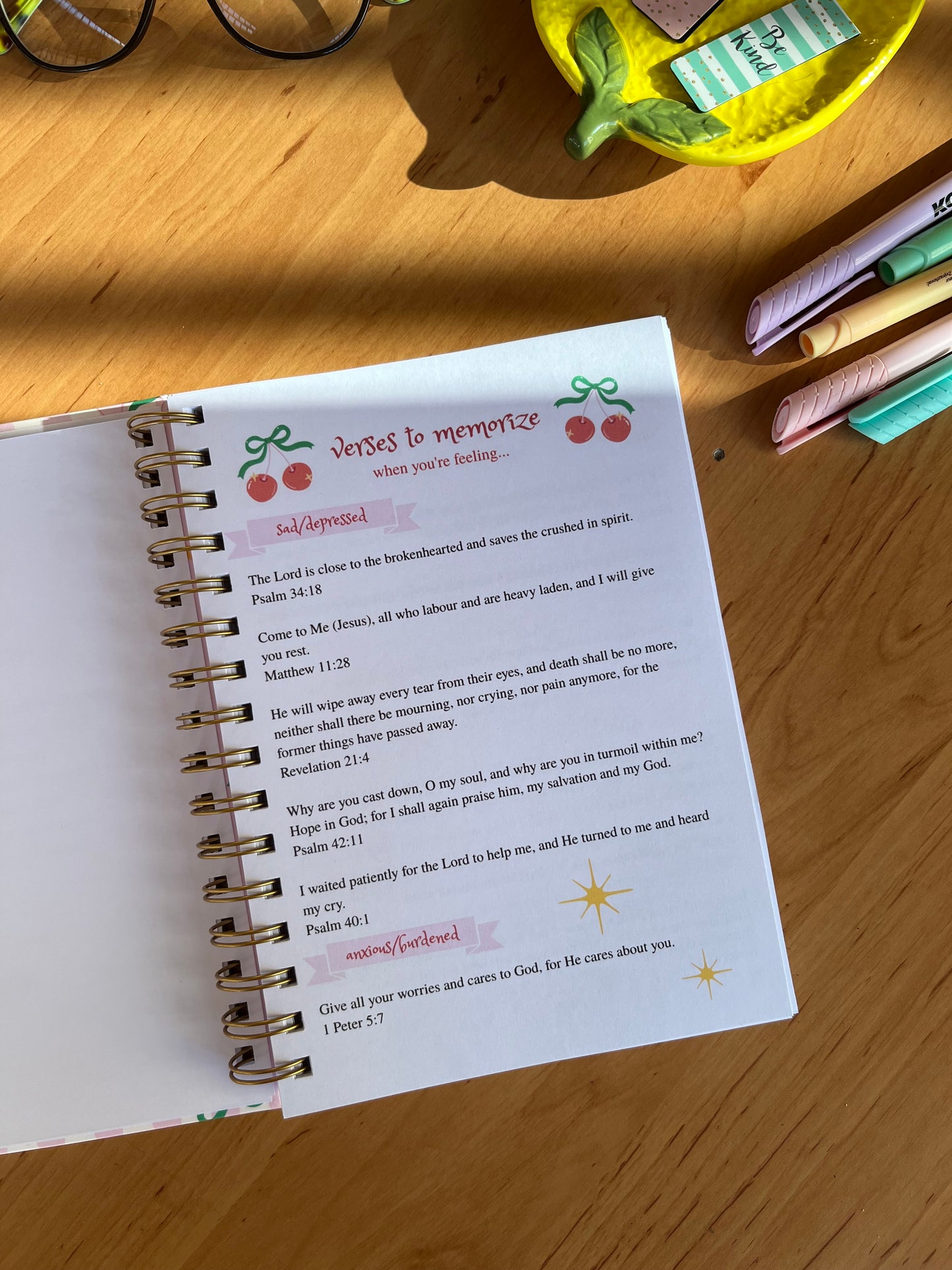 Cherry Teen Guided Prayer Journal