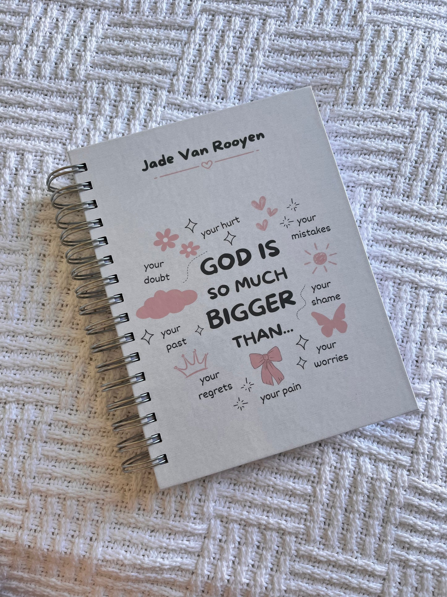 God is Bigger Prayer and Bible Study Journal in One