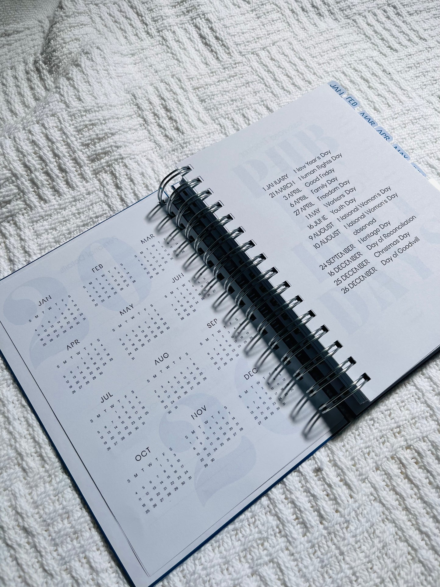 Personalised Men's 2026 Undated Diary (Multiple Colours)