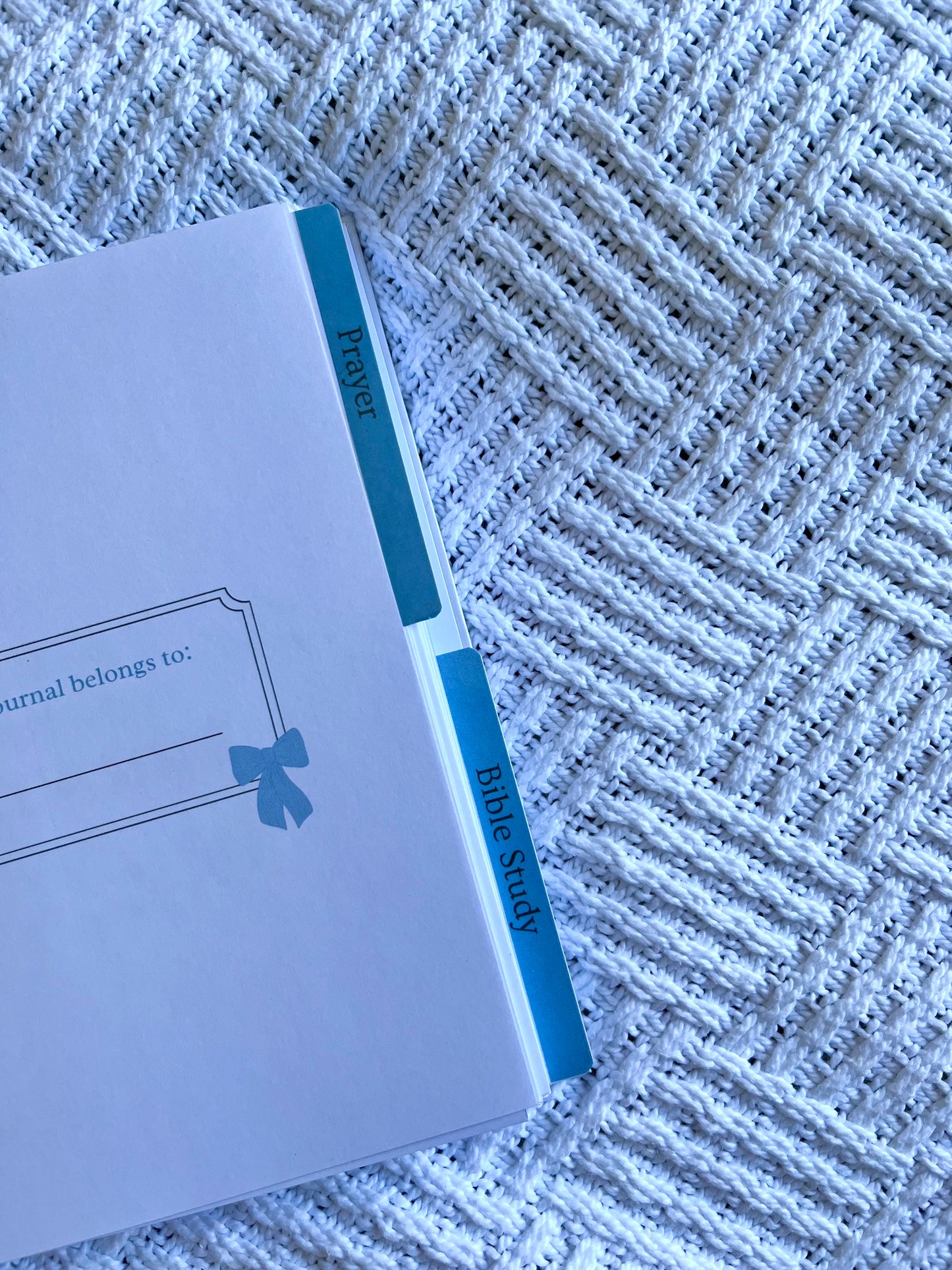 Personalised Prayer and Bible Study Journal in One