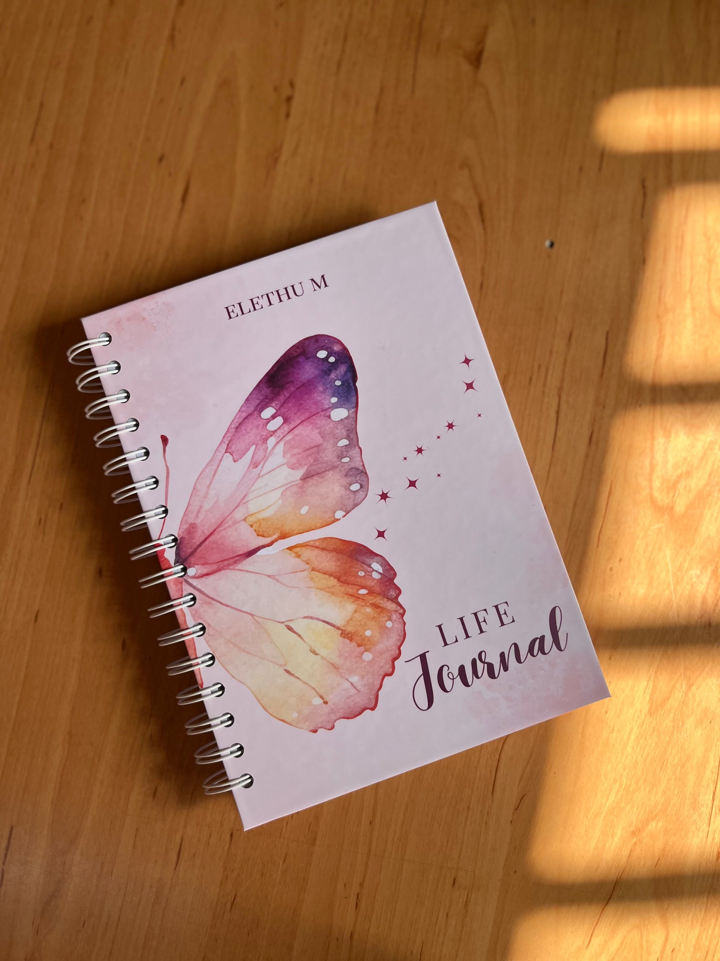 Butterfly Daily Journal with Footnotes