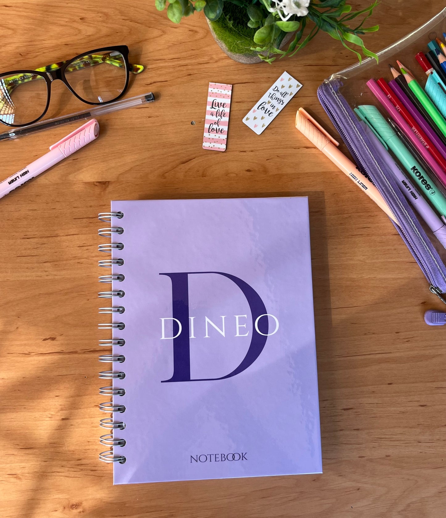 Monogram Notebook for Women (Multiple Colours)