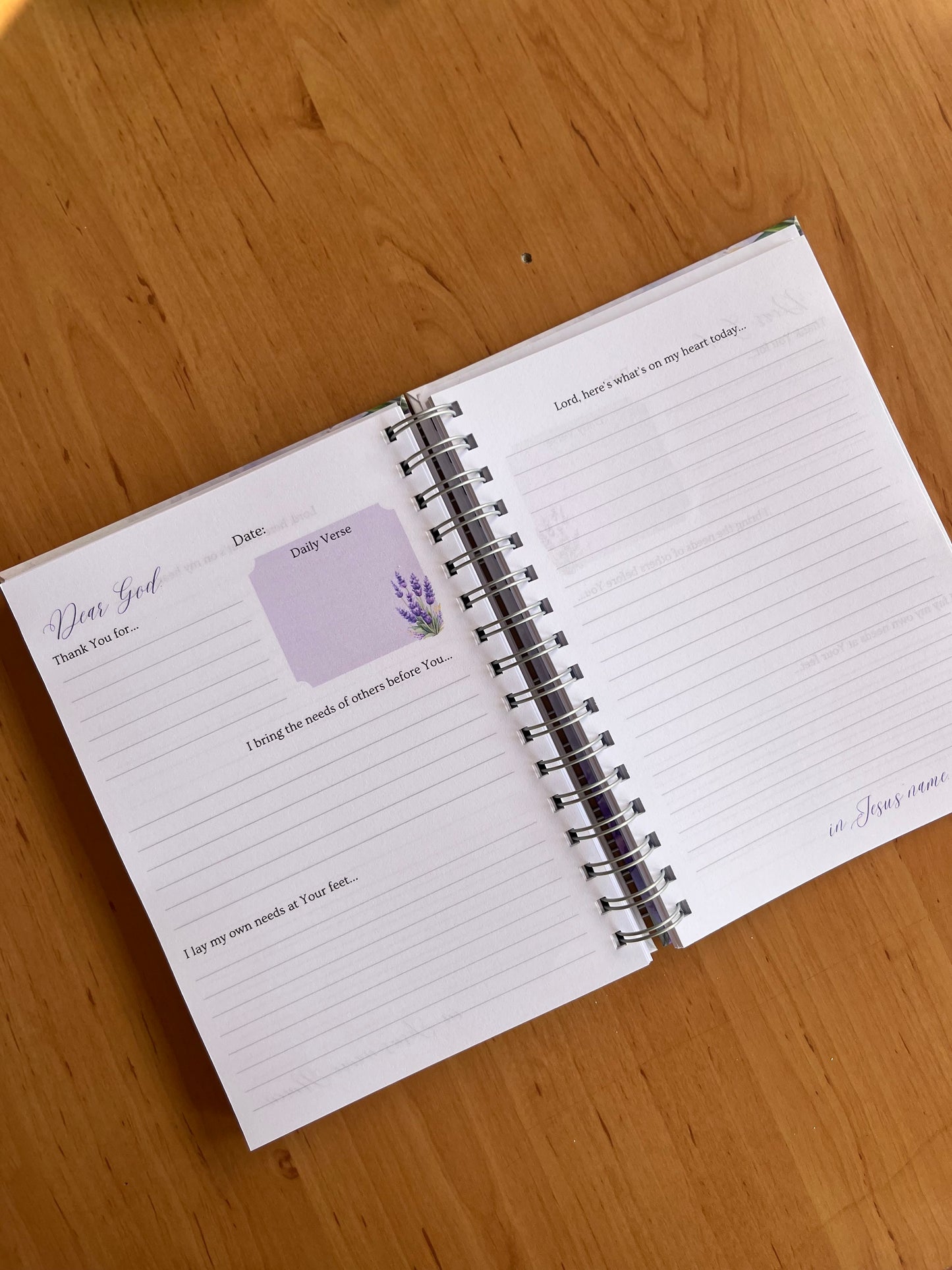 Lavender Guided Prayer Journal