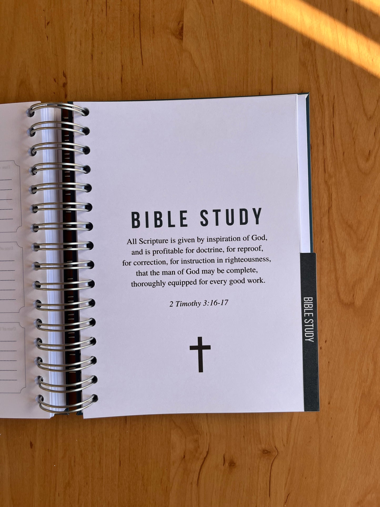 Cross Prayer & Bible Study Journal in One