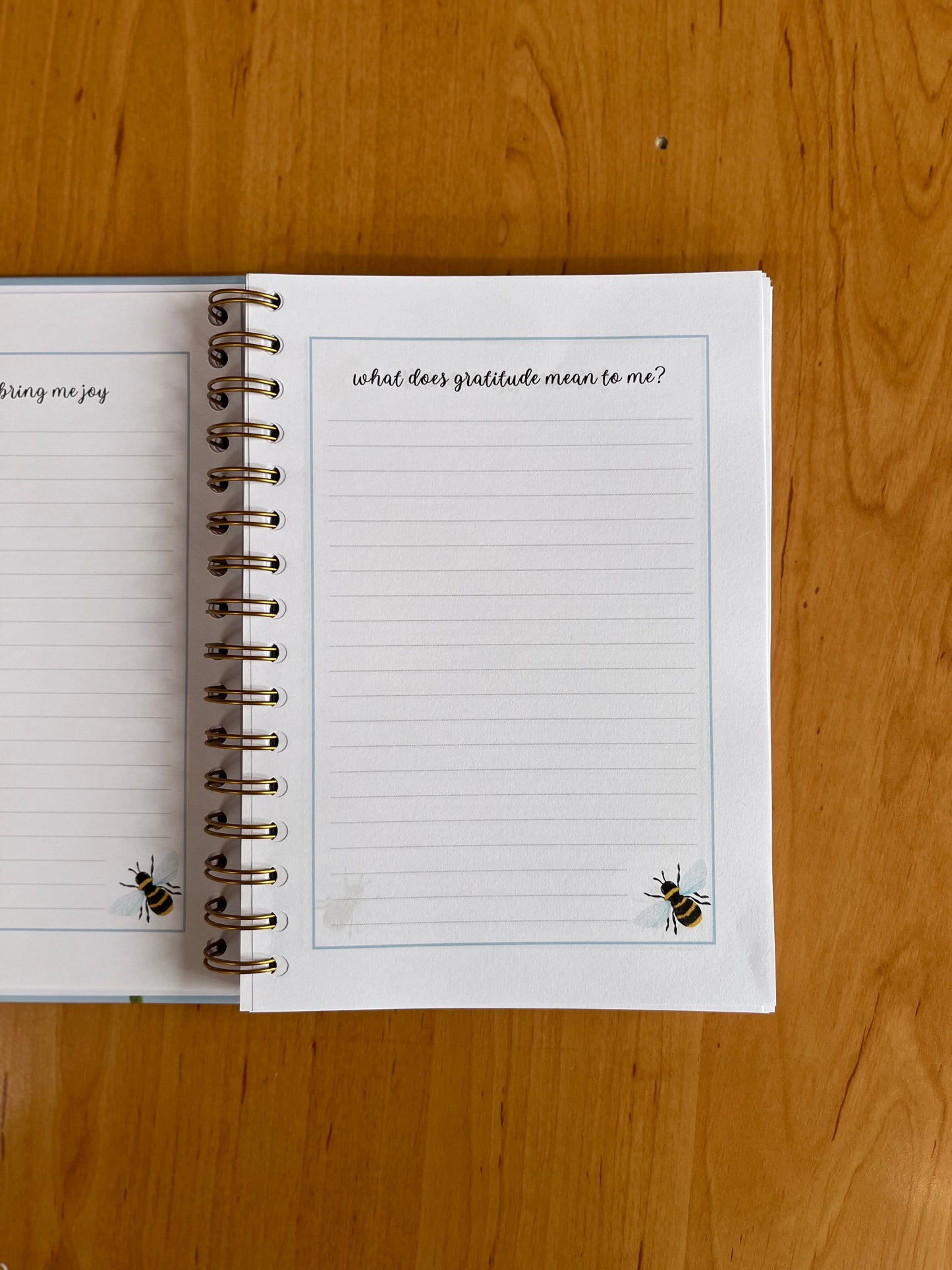 Bee Still Gratitude Journal
