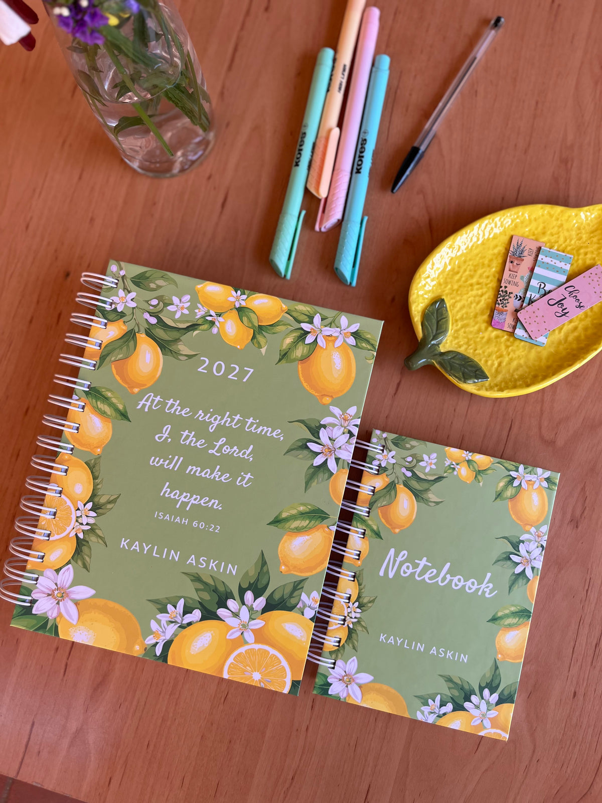 Fruitful Season Diary + A6 Notebook Combo
