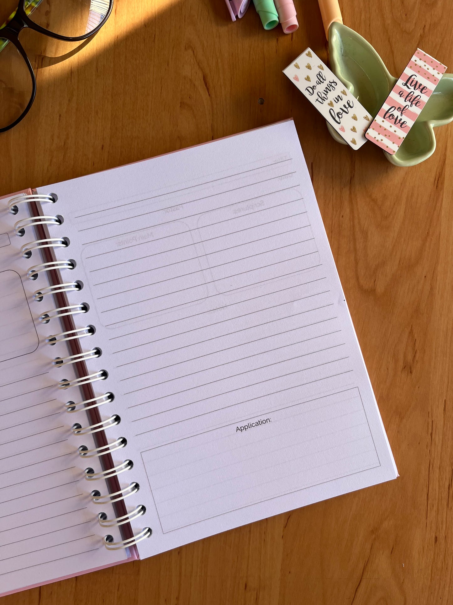 Saved By Grace Sermon Notebook (Multiple Colours)