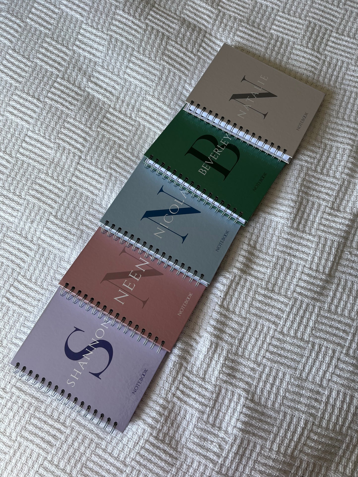 Monogram Notebook for Women (Multiple Colours)