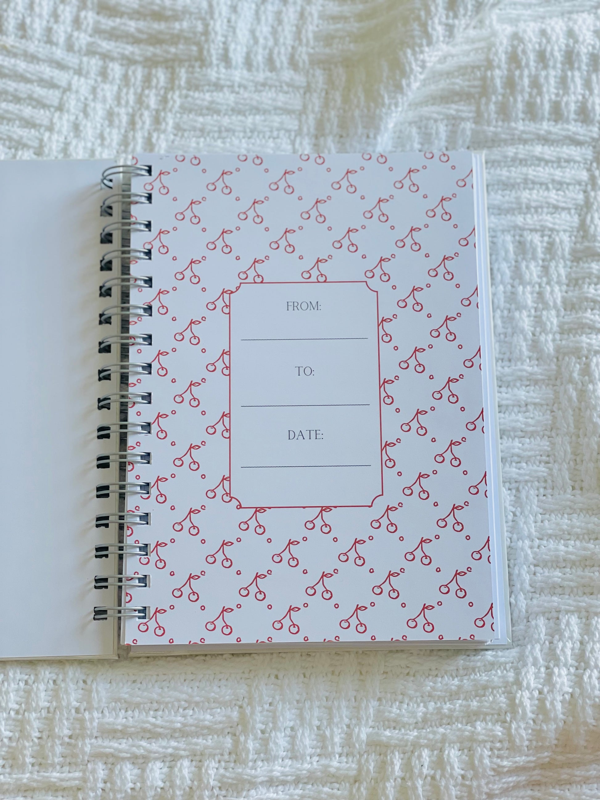 Customisable wire-bound Christian Bible Study Journal with the SOAP Method -- thoughtful gift idea
