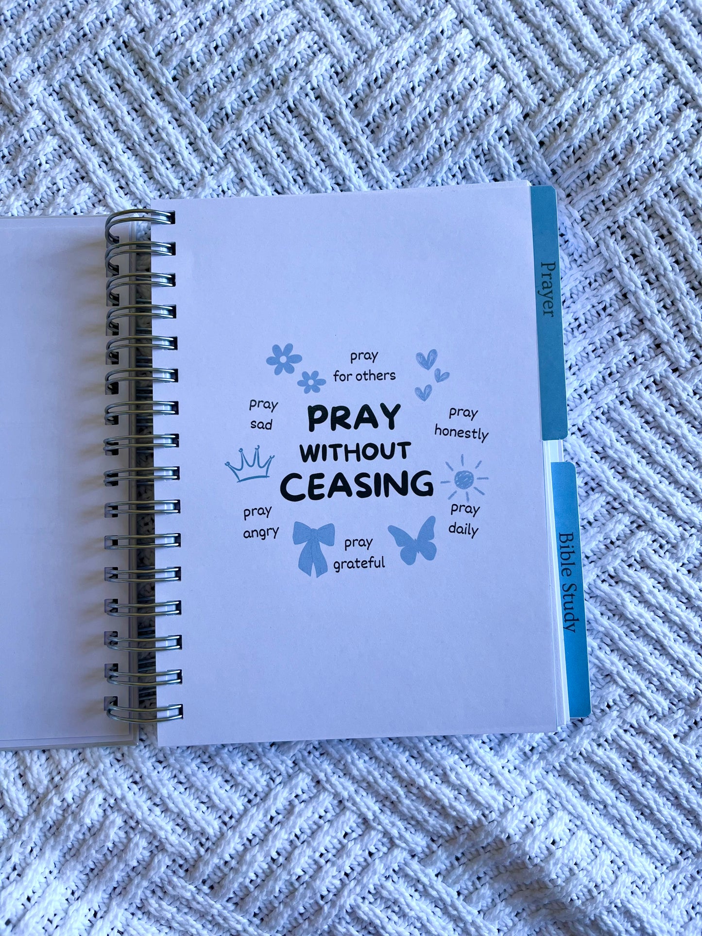 Personalised Prayer and Bible Study Journal in One