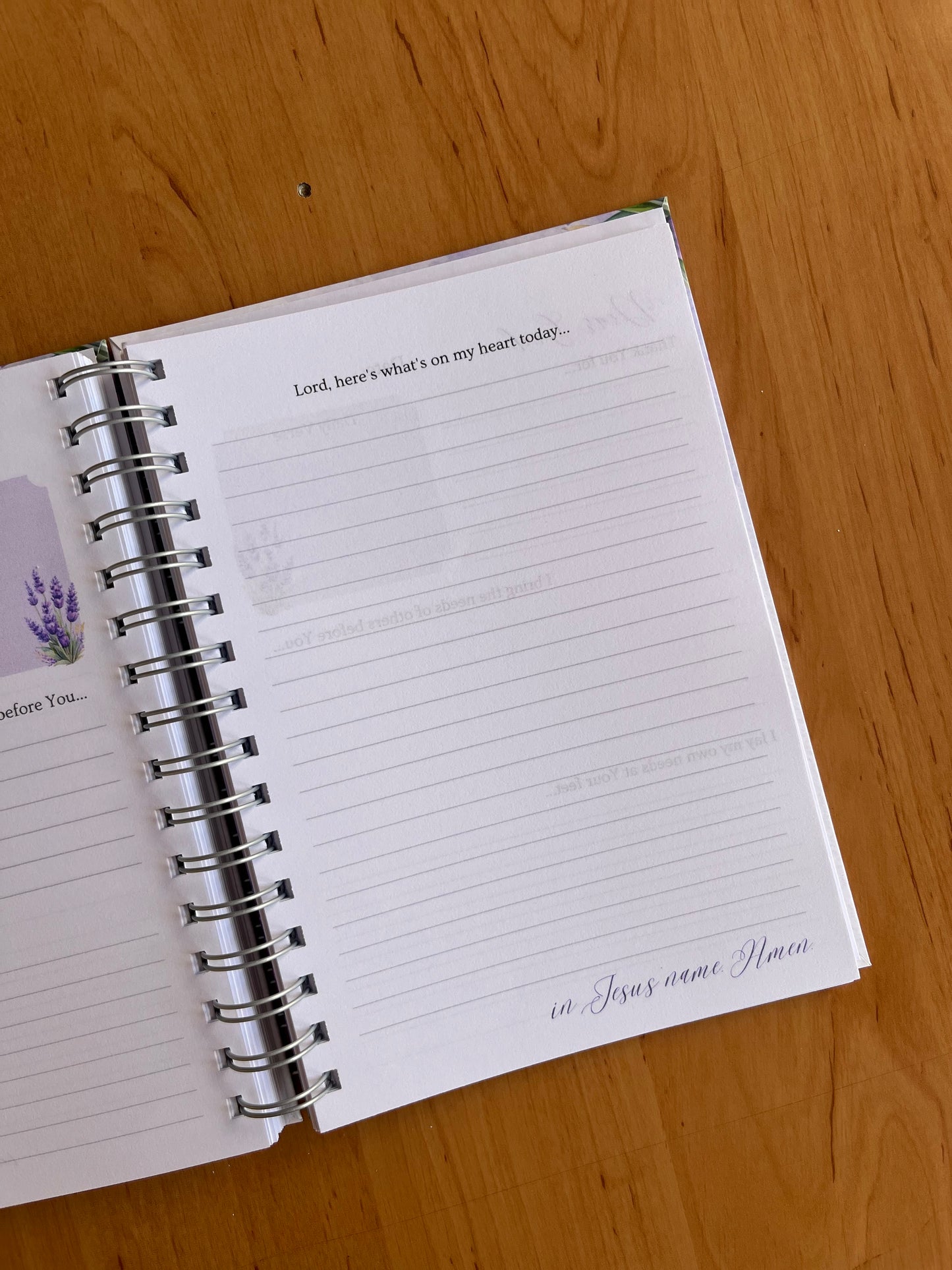 Lavender Guided Prayer Journal