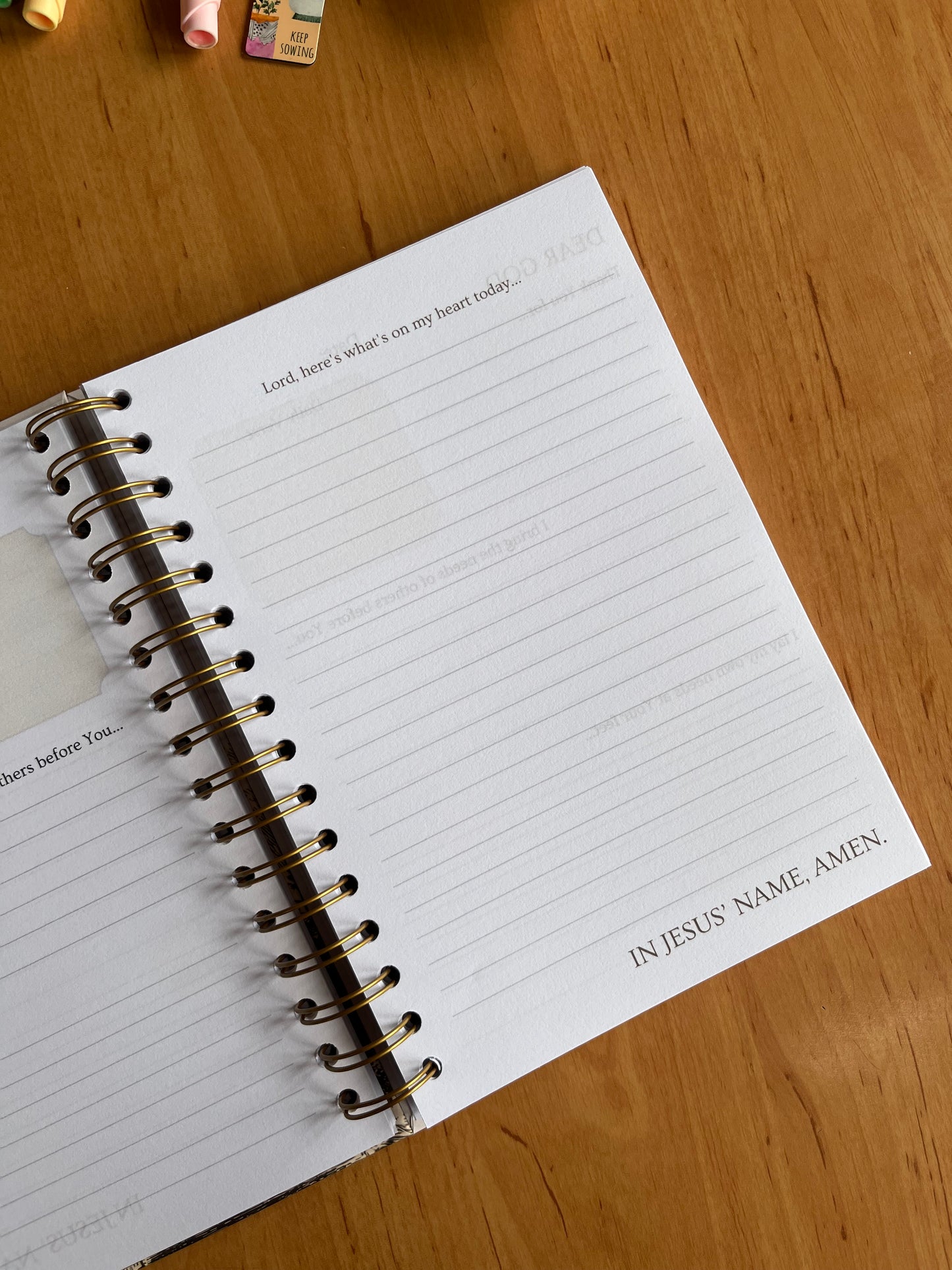 Faith Moves Mountains Guided Prayer Journal