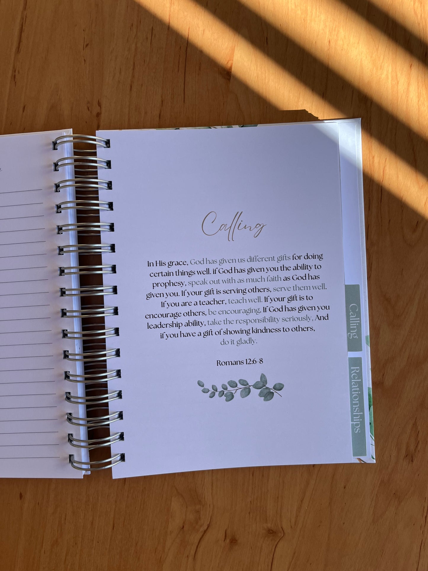 Eucalyptus Life Prayer Journal