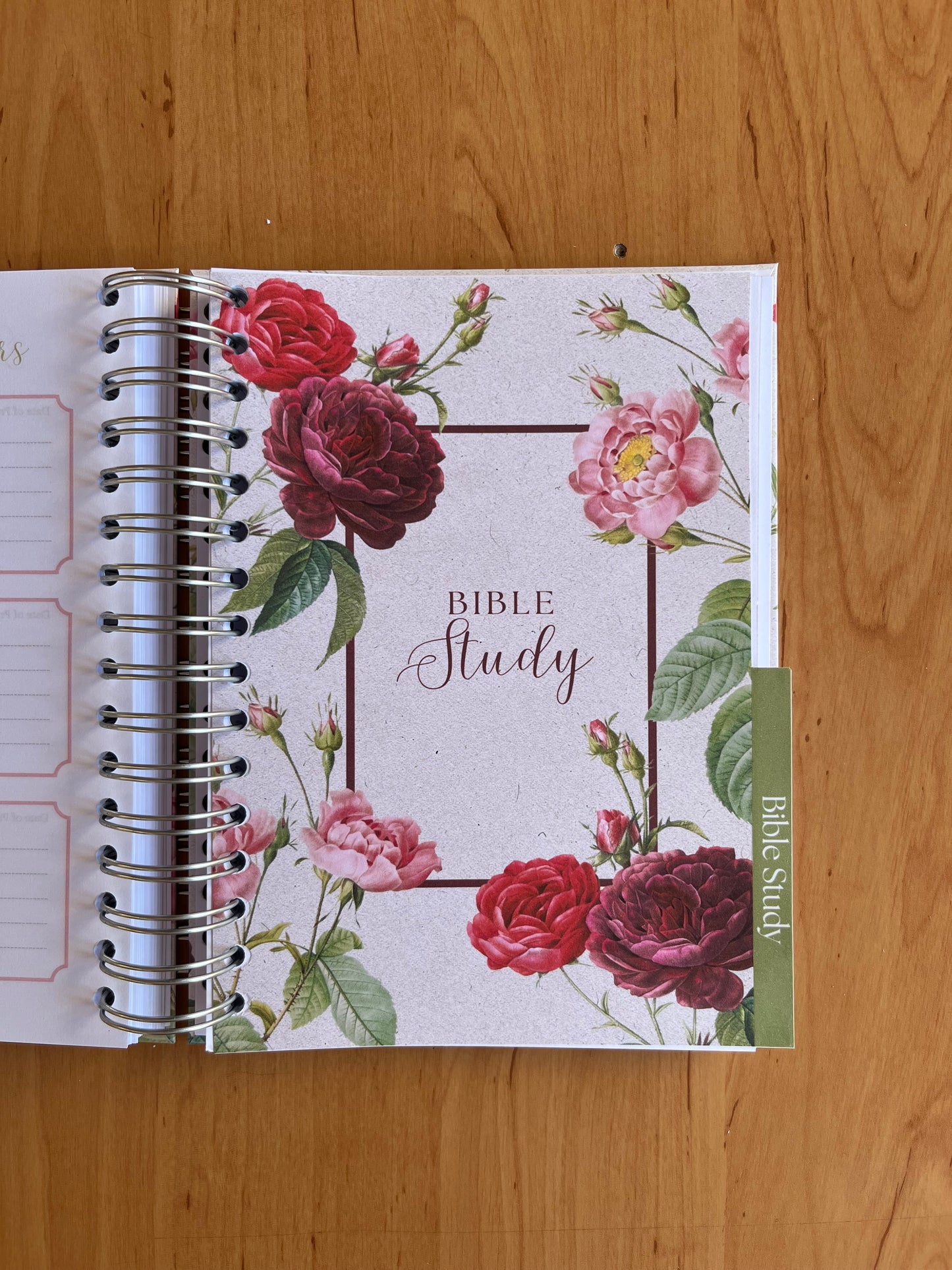 Rose Prayer & Bible Study Journal in One