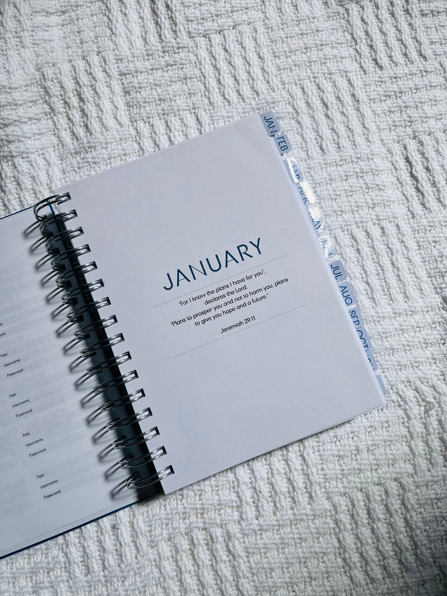 Personalised Men's 2026 Undated Diary (Multiple Colours)