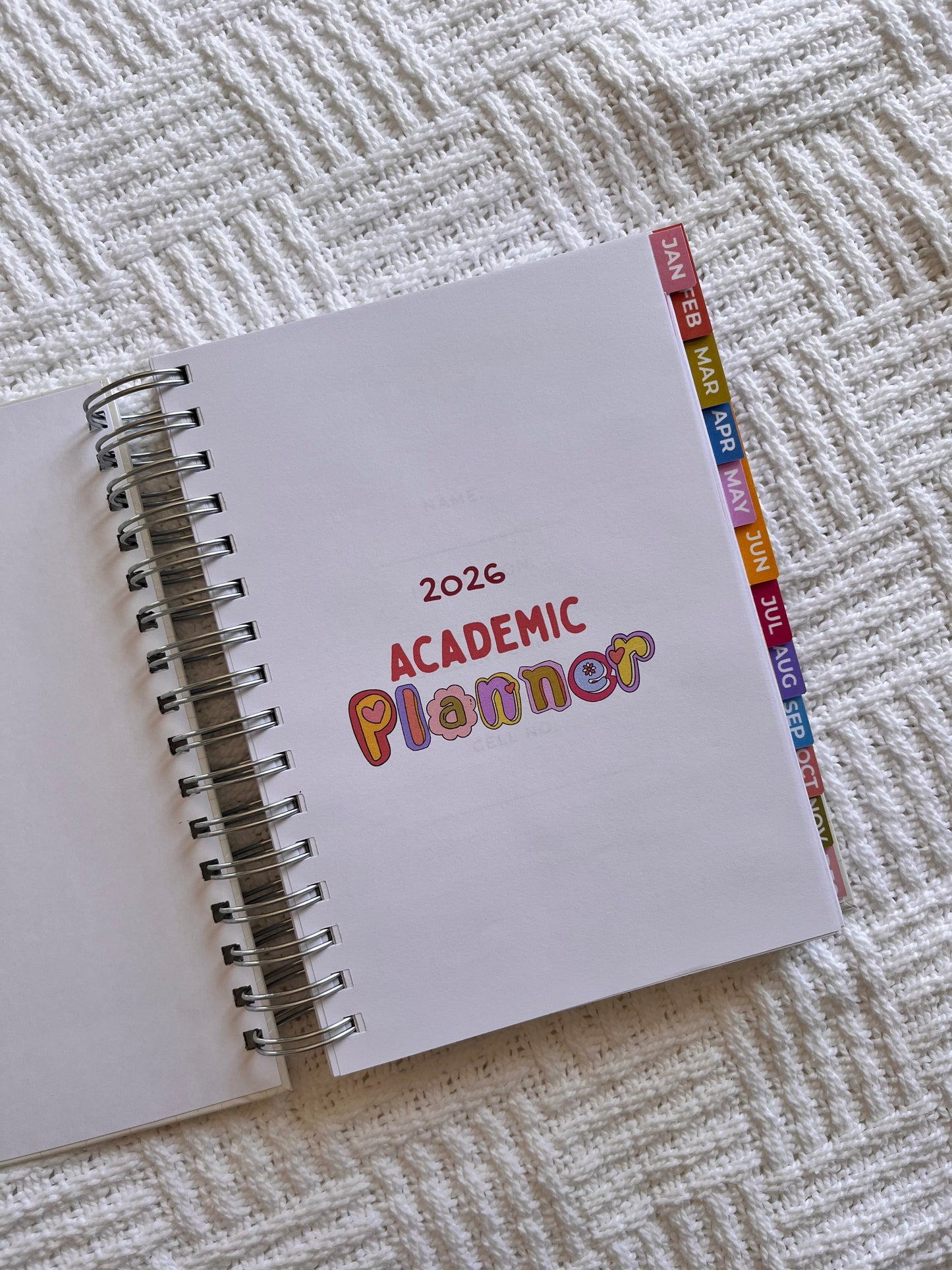 Cute & Colourful Varsity Academic Planner