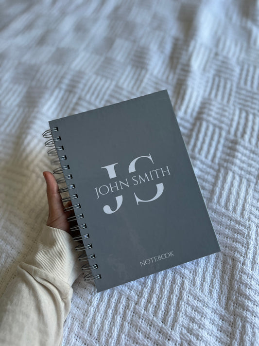 Personalised Monogram Notebook for Men