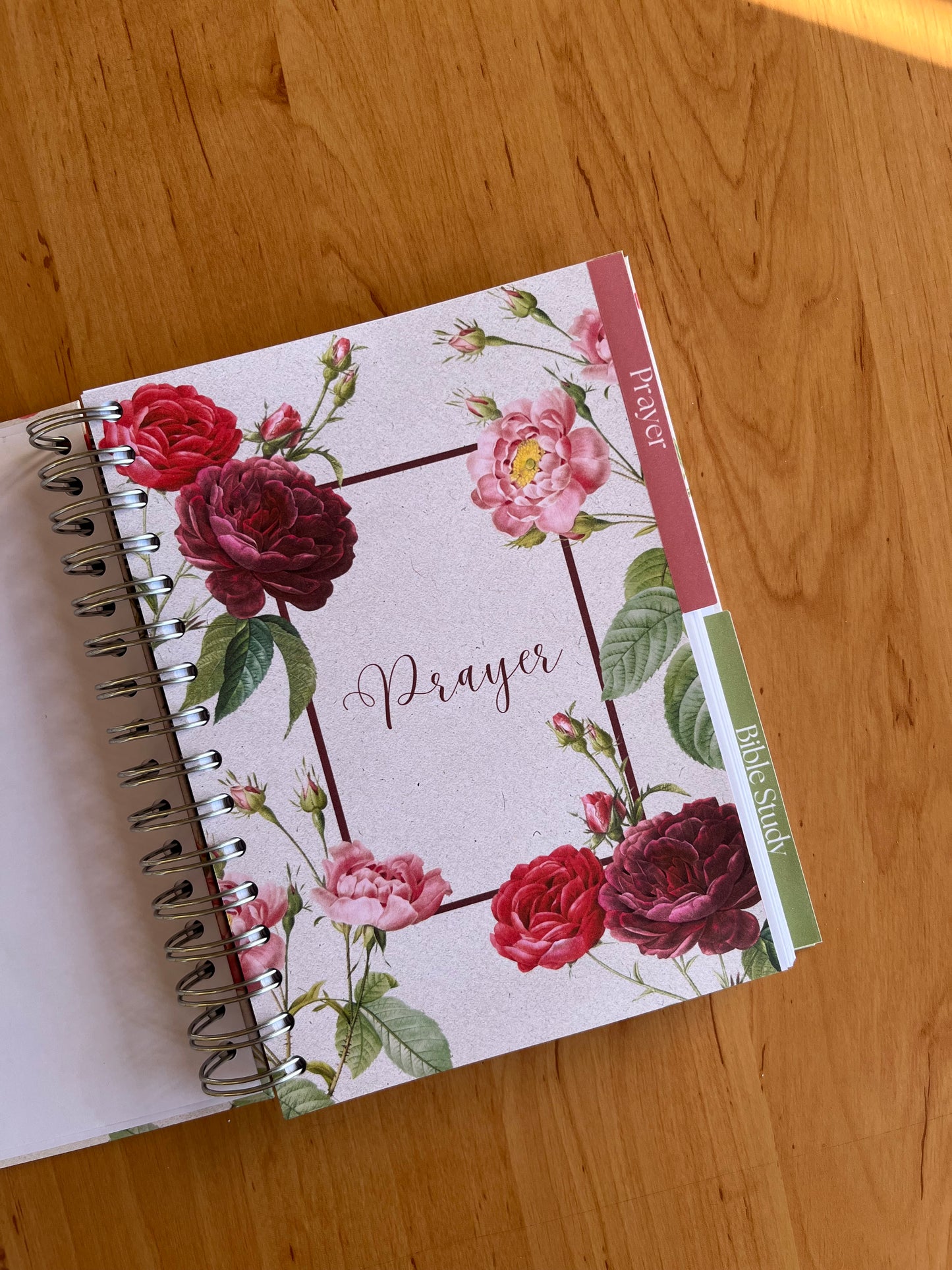 Rose Prayer & Bible Study Journal in One