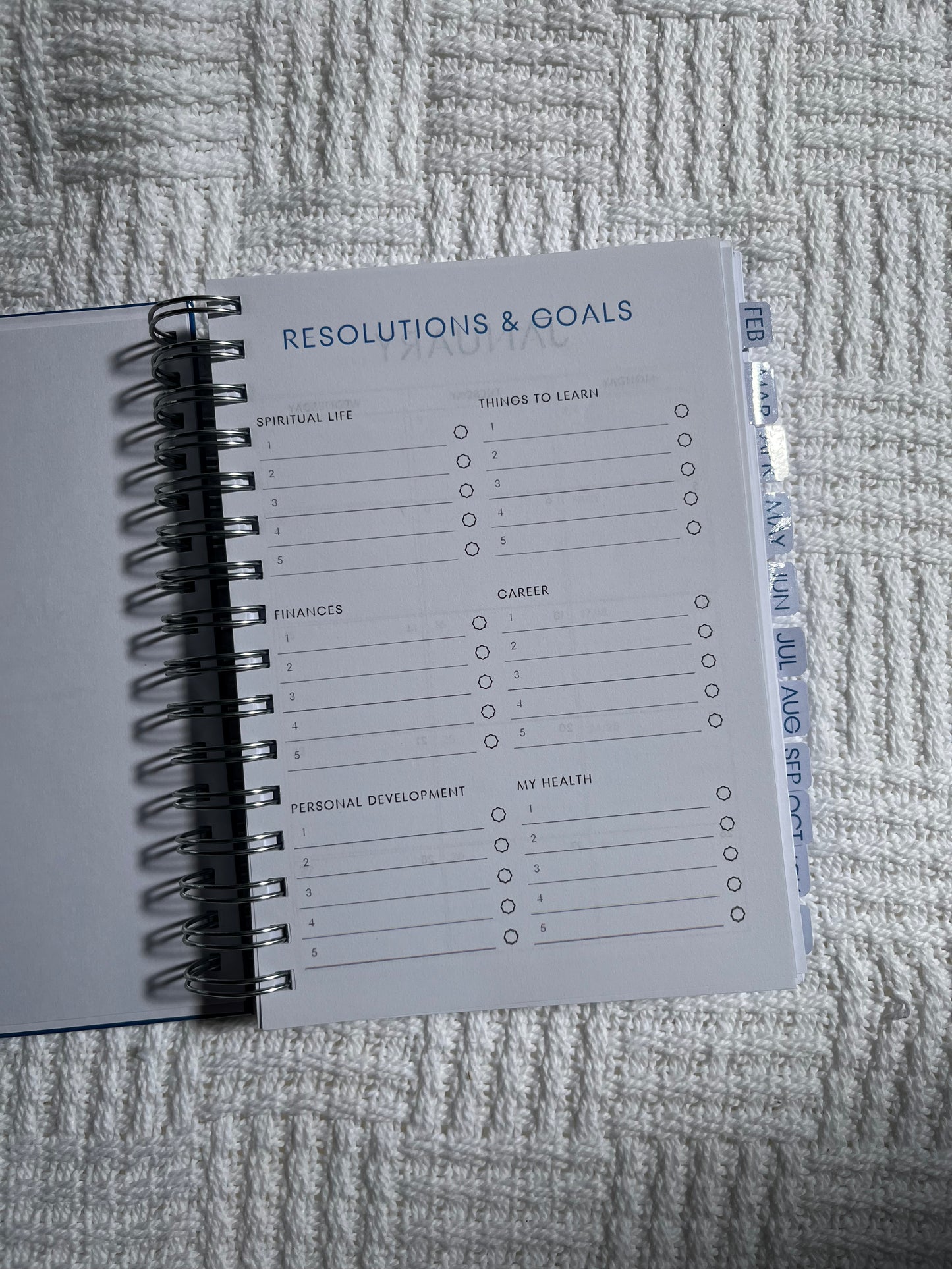 Personalised Men's 2026 Undated Diary (Multiple Colours)