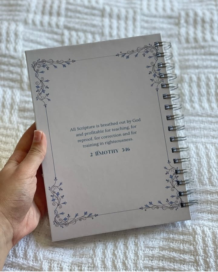 Personalised Christian Bible Study Journal with SOAP method 