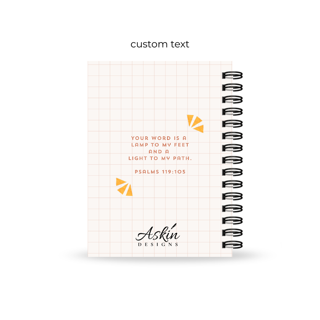 Christian Bible Study Journal with a Bible verse for Teenage boys between ages 12 and 16. 